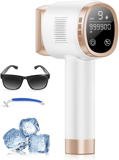 IPL hair removal device with ice-cooling function, LCD touchscreen