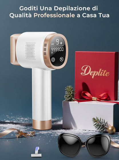 IPL hair removal device with ice-cooling function, LCD touchscreen